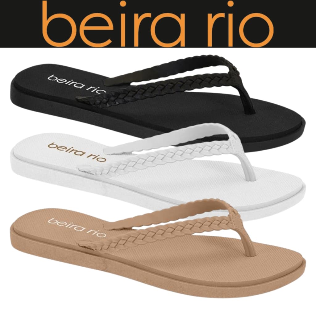 Chinelo Flexível Feminino Beira Rio Conforto Leve Macio  Produto Original Beira Rio