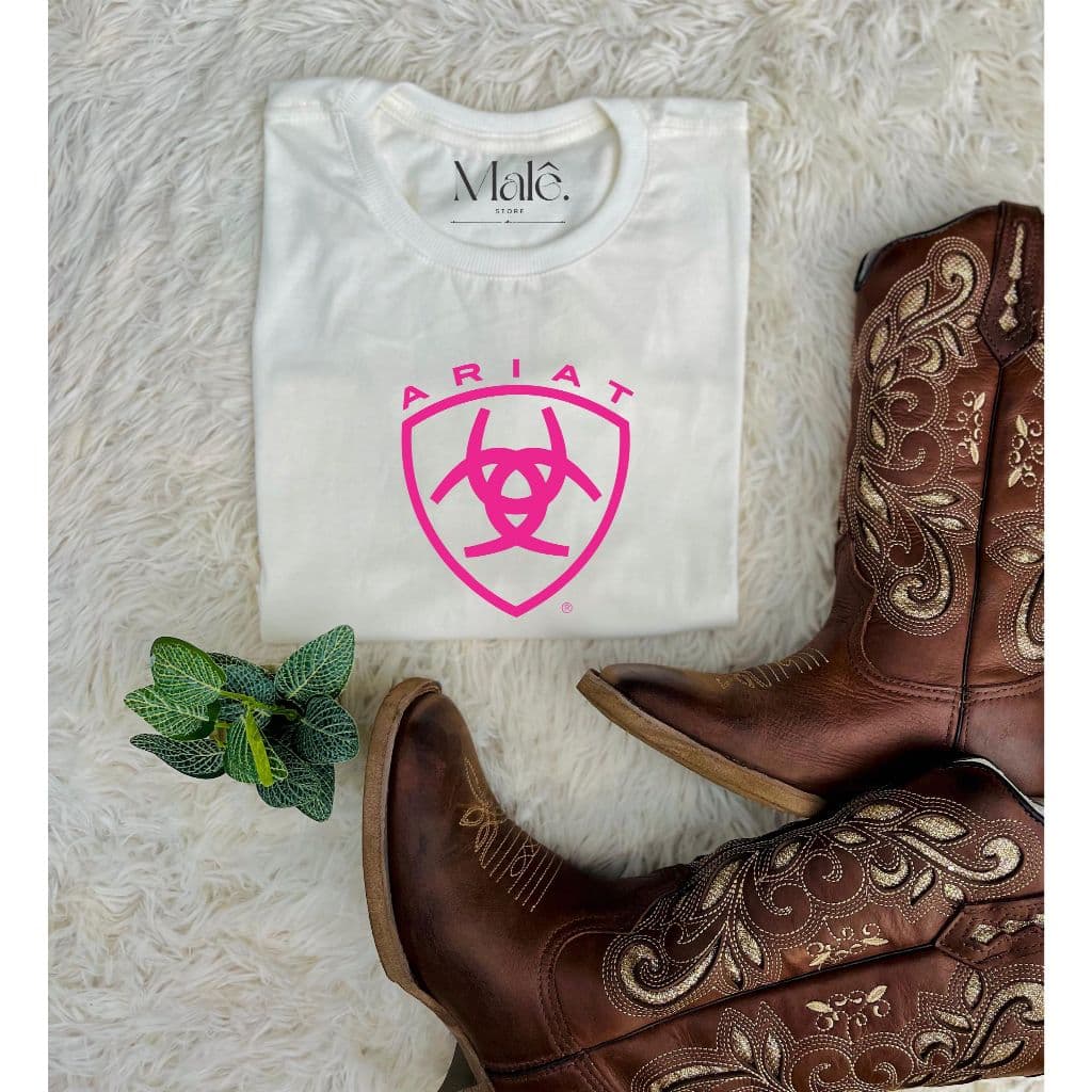 Tshirt Camiseta Feminina Baby Look Estilo Country Boiadeira 100% Algodão