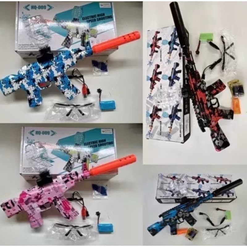 BRASÍLIA 2025 pistola arma de gel arminha em gel safty aer novidade com 1 mil bolinhas grátis envio rápido de Brasília