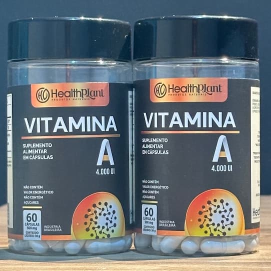 VITAMINA A 500MG 60 CAPS - HEALTHPLANT