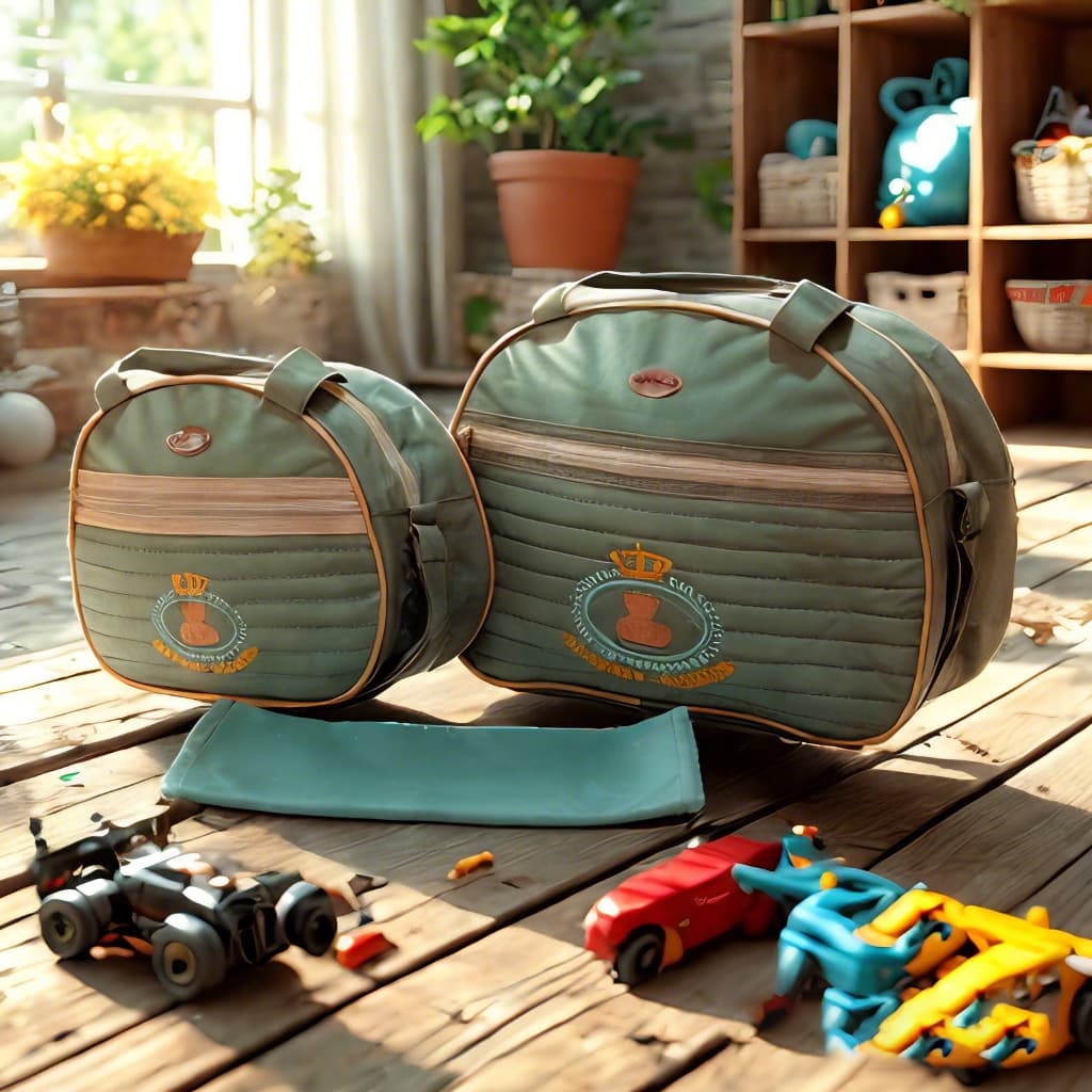 kit maternidade Harmonia bolsa frasqueira e trocador passeio viagem saida de maternidade