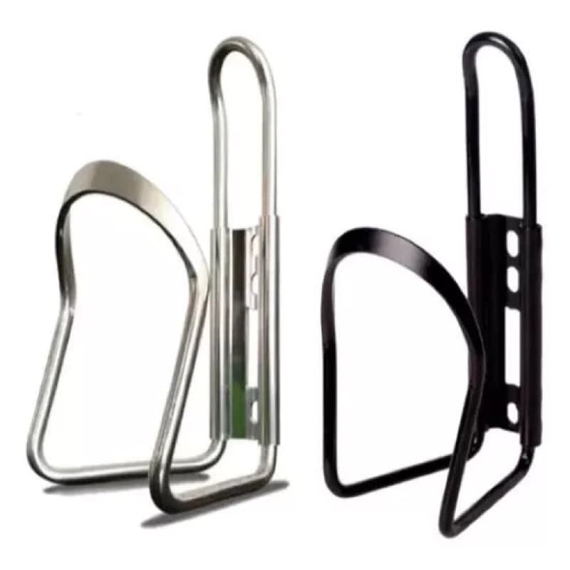 Suporte De Garrafa Caramanhola Squezee em Alumínio Preto Porta Agua Bike Bicicleta Mtb