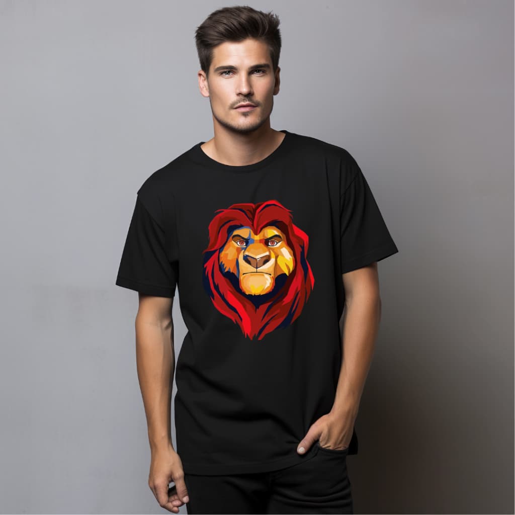 Camisa Mufasa Filme O Rei Leão Camiseta 100% Algodão Premium Casual P M G GG