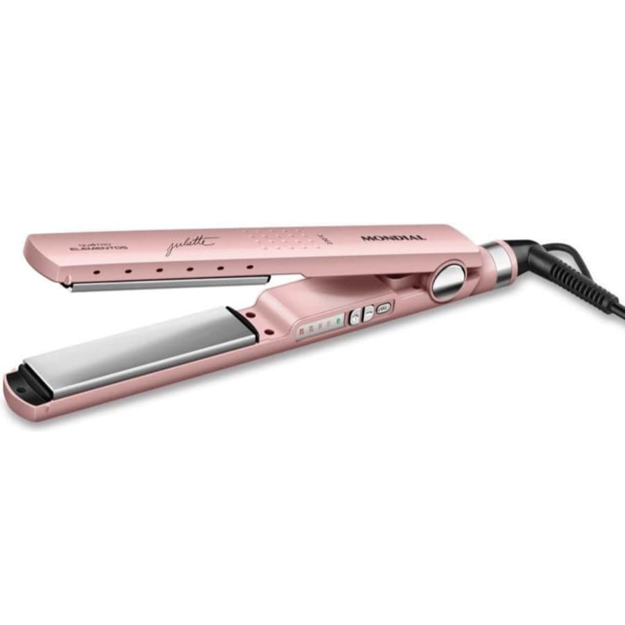 Prancha Chapinha de Cabelo Quatro Elementos Mondial Tourmaline Íon Bivolt P-JU-02