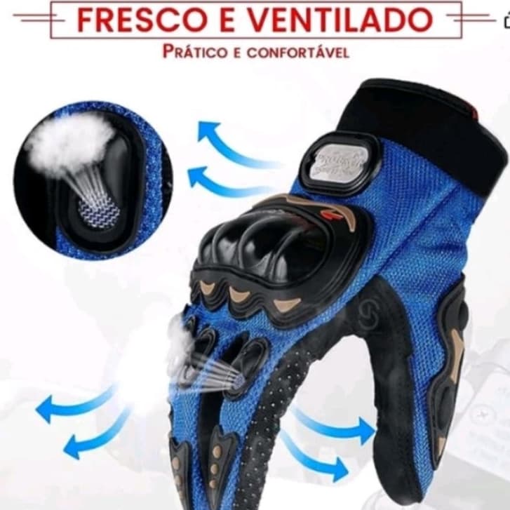 Luva De Motoqueiro Com Proteção Sport Motocicleta Motocross Bike Esporte Para Moto Bicicleta