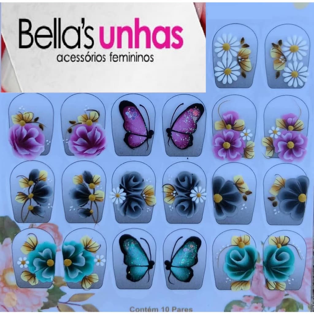 2 cartelão luxo cartelas de adesivos artesanais para unhas jóias strass pedrarias cartelão com 20