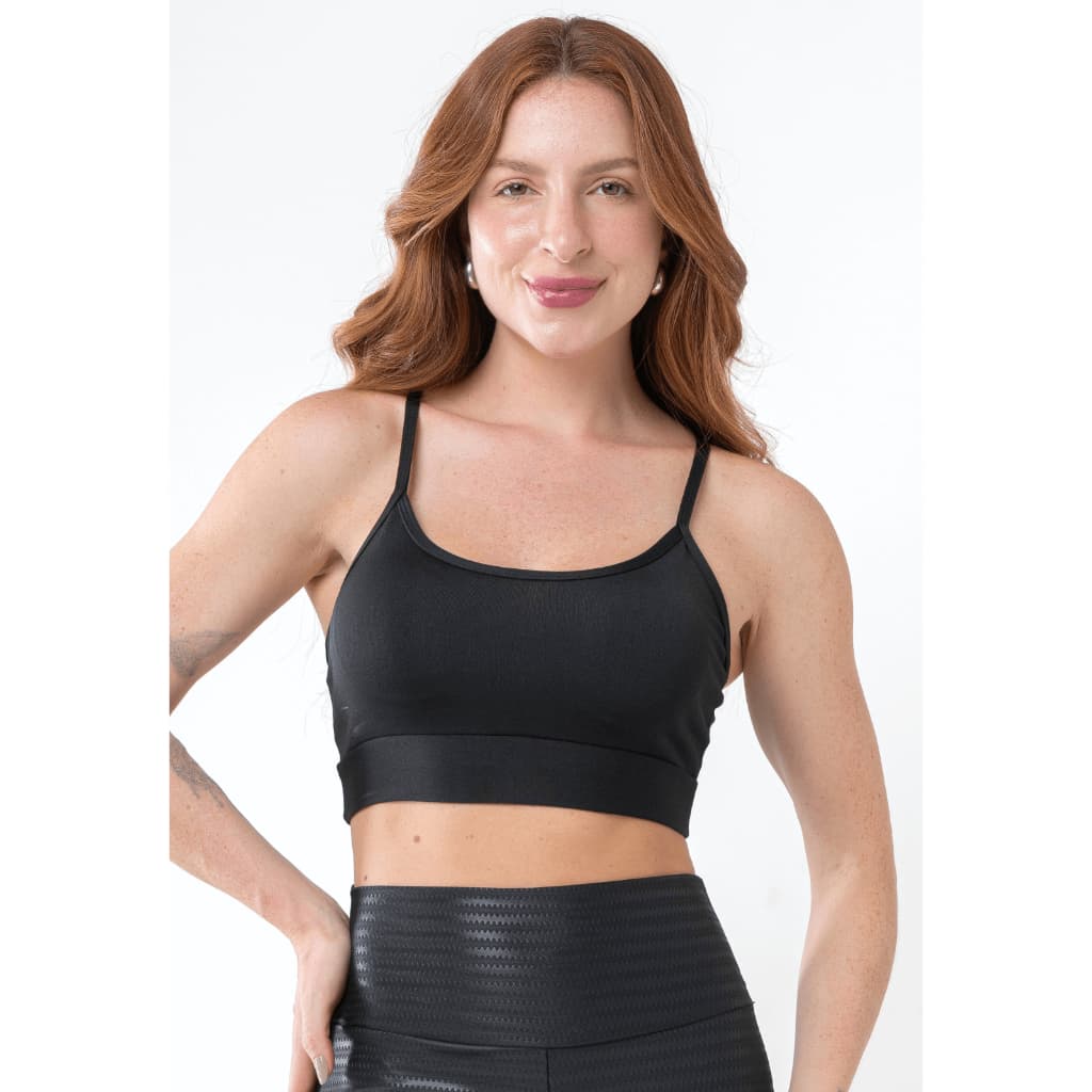 Top Fitness Alcinha Suplex Moda Academia