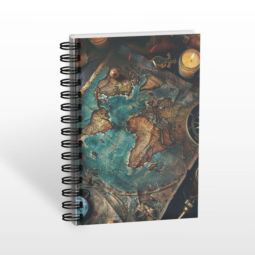 Caderno de Viagem Personalizado com nome Capa dura A5 15x21cm Travel