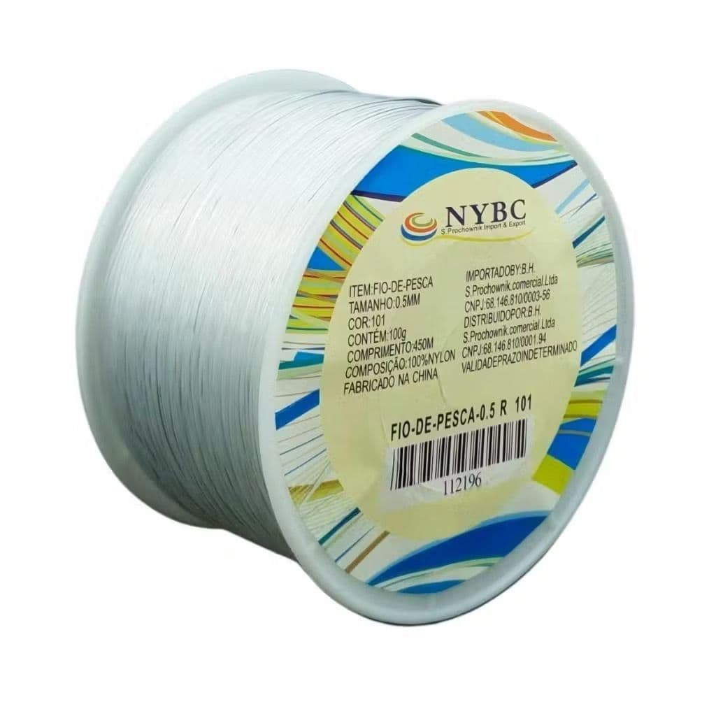 Fio De Nylon 0.45mm- Fio de Pesca - fio 500mts