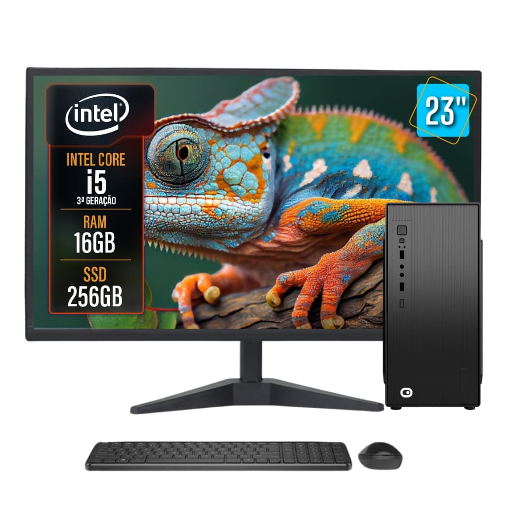 Computador Completo 2Eletro Speed Intel Core i5, 16GB RAM, SSD 256GB, Bivolt, M23" - CD2E-0131SP