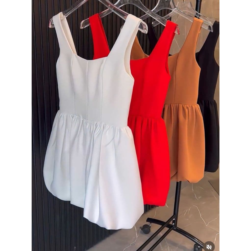 Vestido Alfaiataria Balone Lançamento Para Festa Dia Dia Moda Feminina