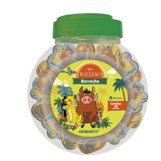 Borracha Rei Leão Leo&Leo Ursinho Pooh