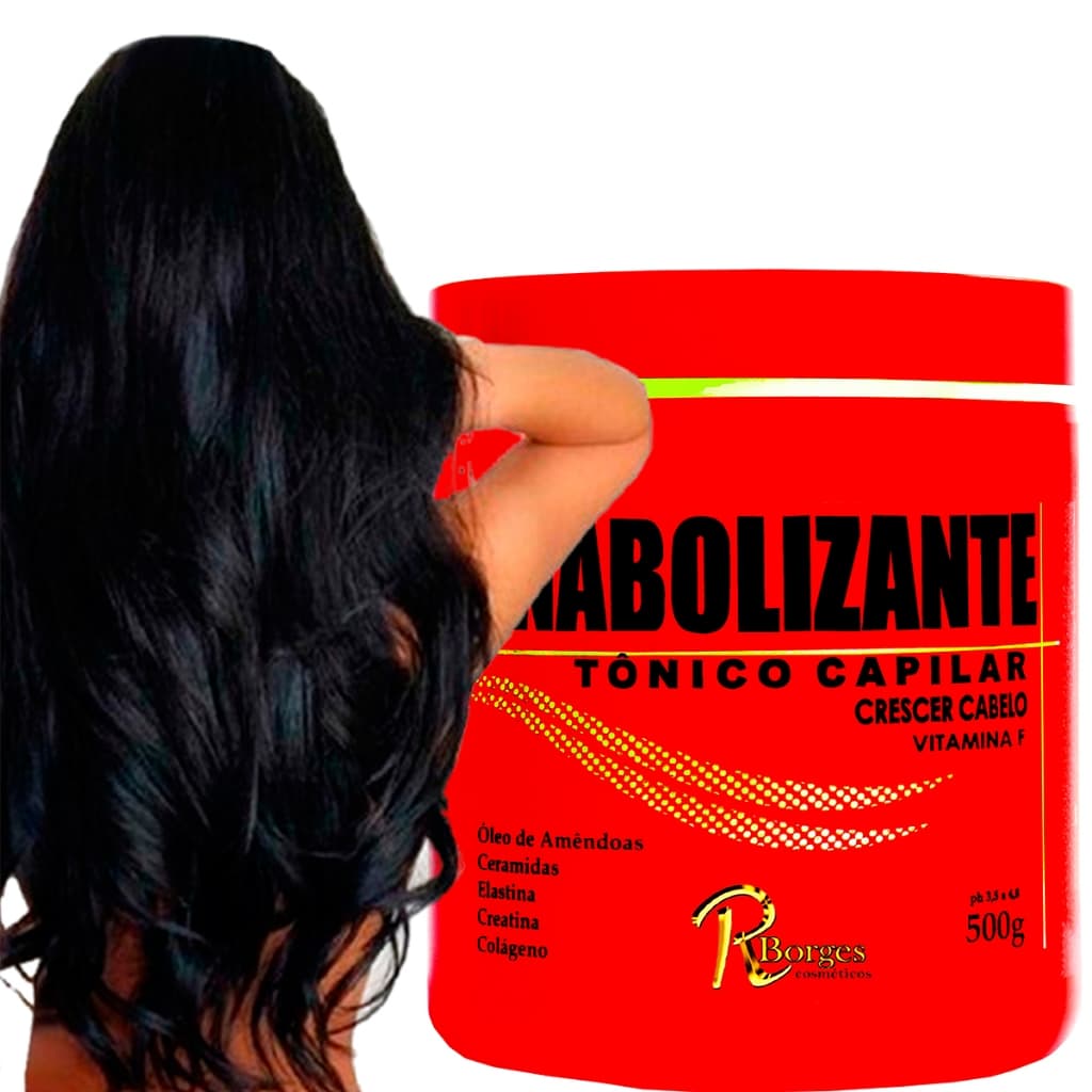 Crescer cabelo até 6 CM Por Mês Tônico Poderoso creme Anabolizante