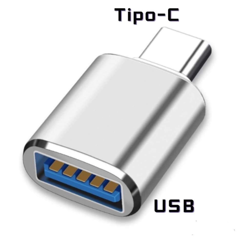 Adaptador OTG Premium USB 3.0 Plug Fêmea P/ C Macho Tipo C Transferência 5gbps Dados Armazenamento