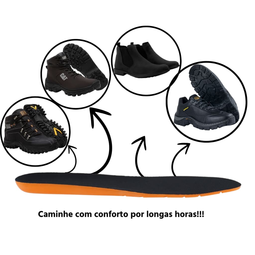 Palmilha De Gel Longos Períodos Super Confortável