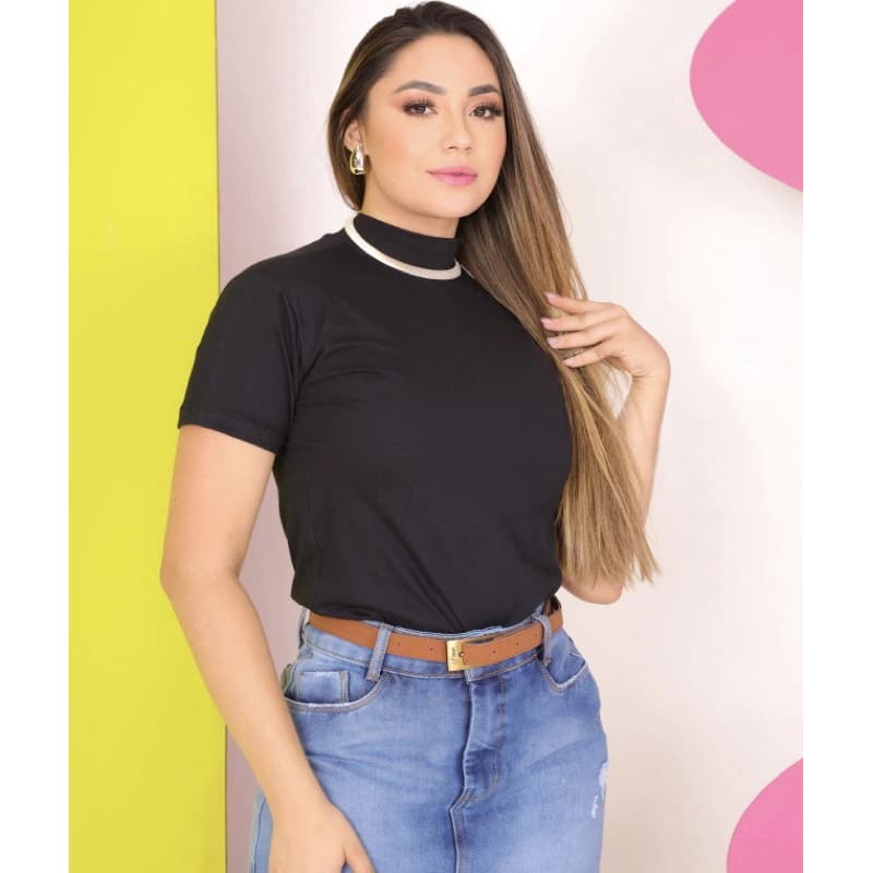 Tshirt Gola Alta Camiseta Feminina