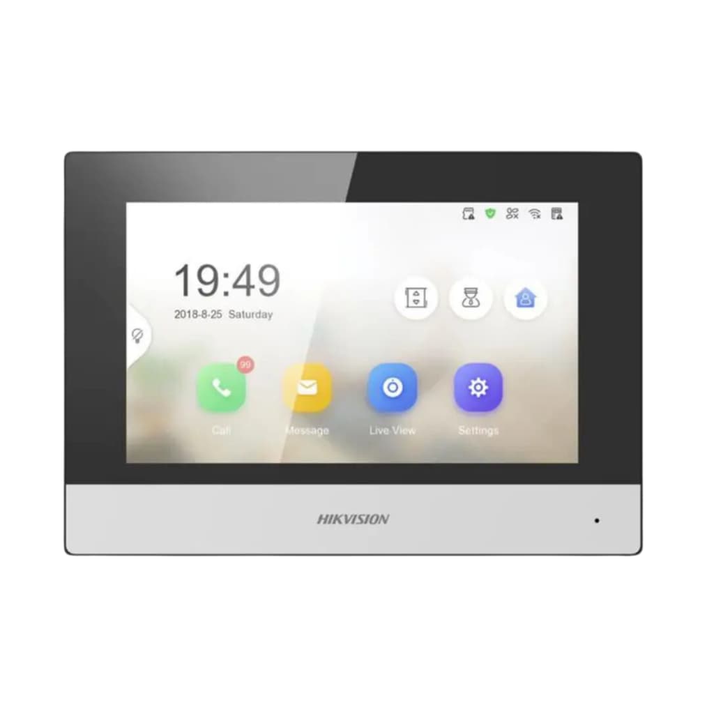 Monitor Video Porteiro IP 7 Pol. Touch Color DS-KH6350-WTE1