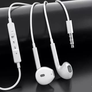 Fone De Ouvido Stereo Hrebos Sport Com Mic. P3 Cor Branco