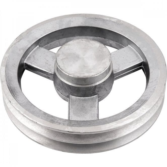 Polia de Alumínio 180mm com 2 Canais A Alucal