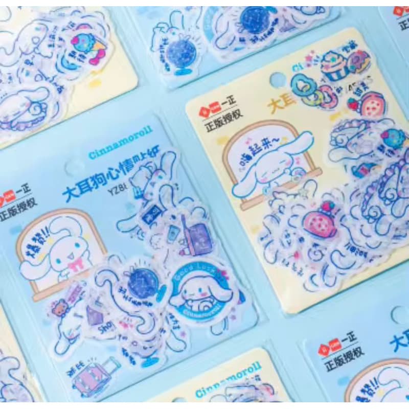 Sanrio Kuromi Cinnamoroll adesivos