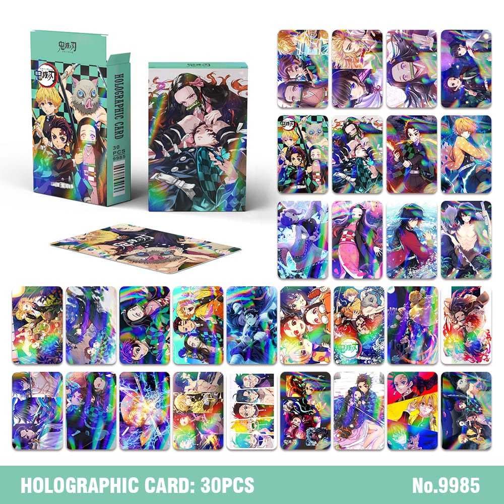 ANIME  30pcs Demon Slayer Photocard Pronto Para Ser Cartão LOMO Postal De Coleção