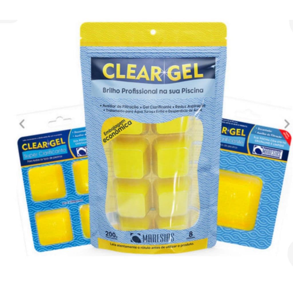 Clear Gel Super Clarificante Em Gel Decantador Maresias Para Piscina