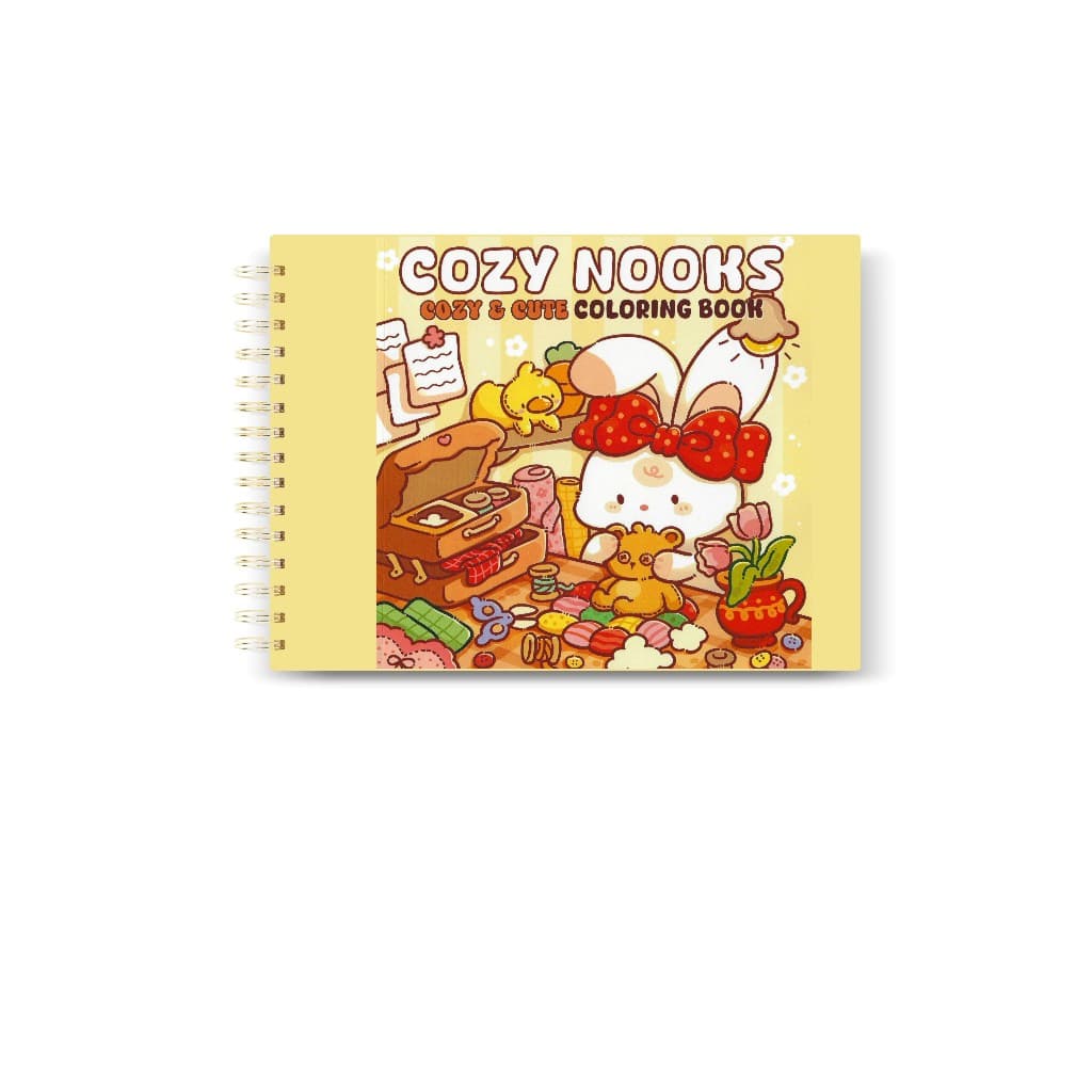Livro de colorir Cozy Nooks - Desenhos para colorir