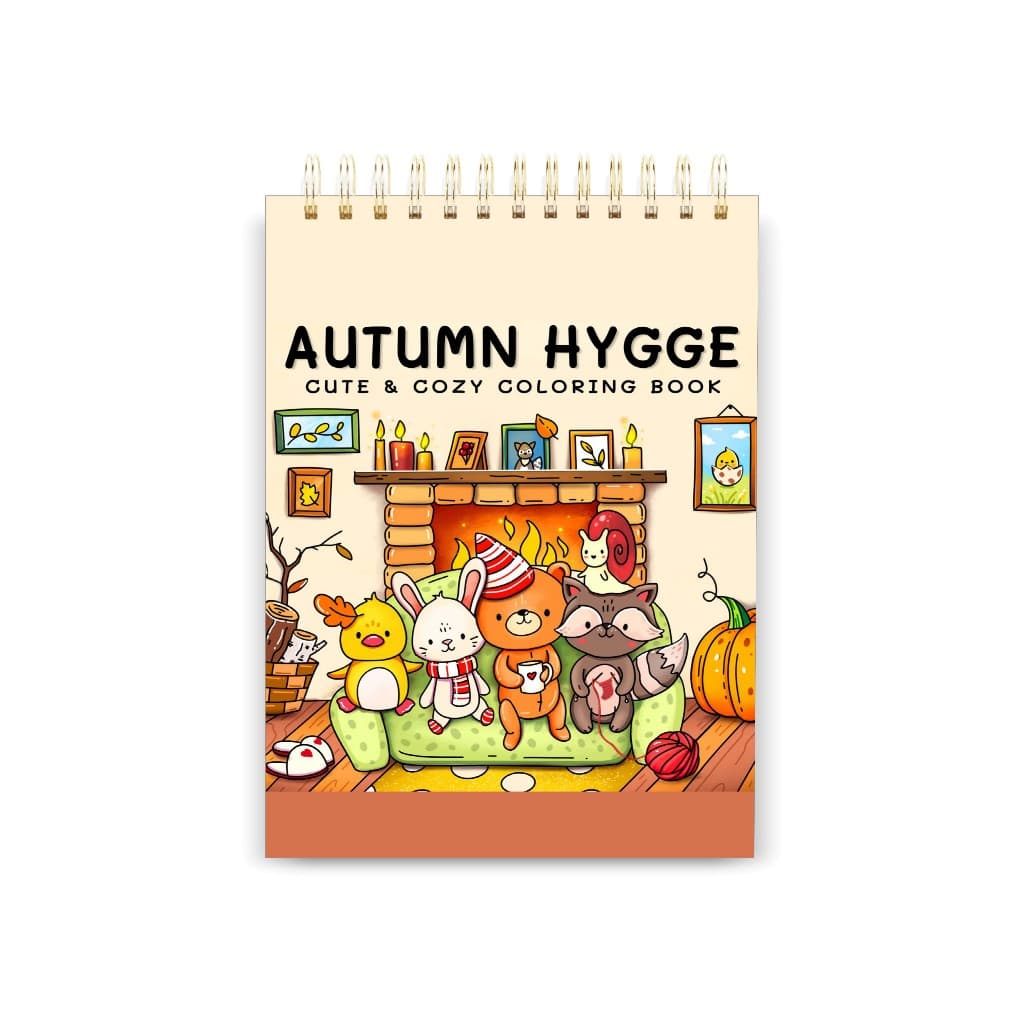Livro de colorir Autumn Hygge - Desenhos para colorir
