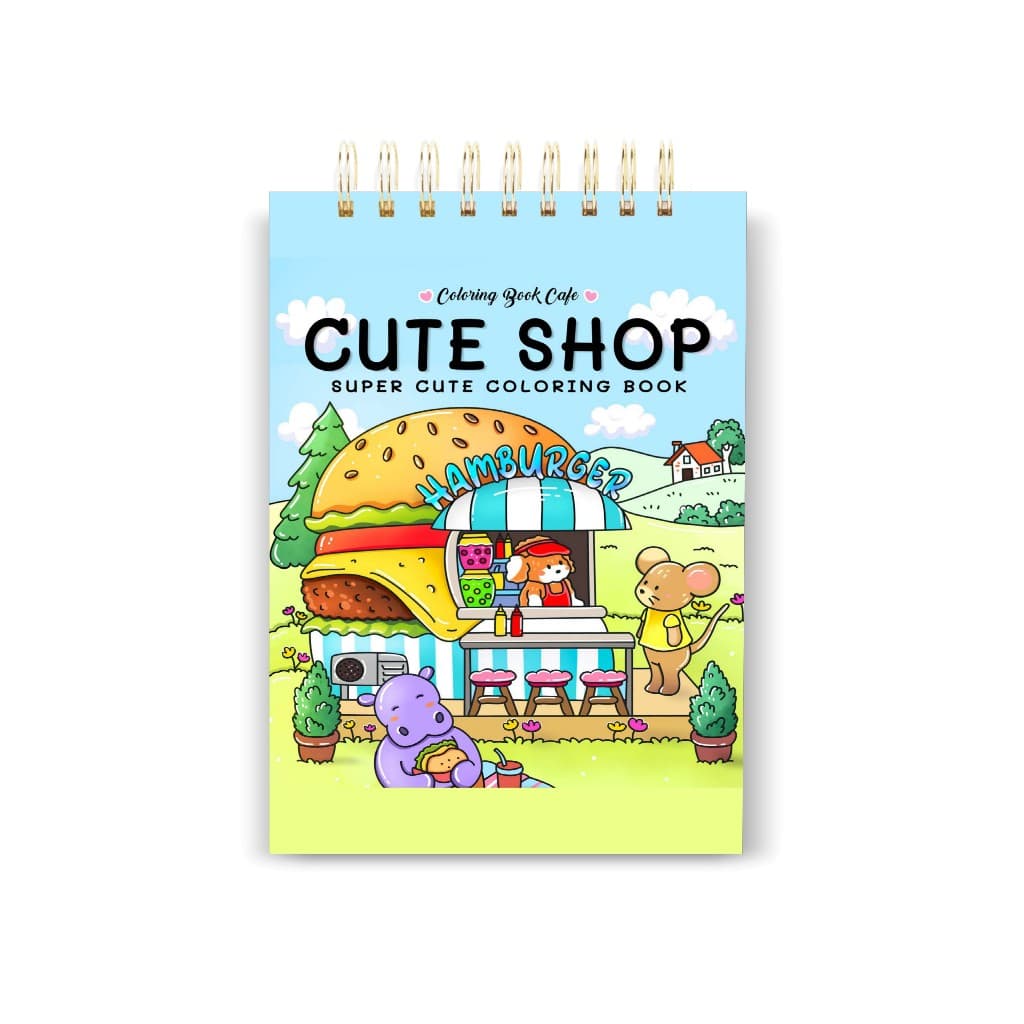 Livro de colorir Cute Shop - Desenhos para colorir