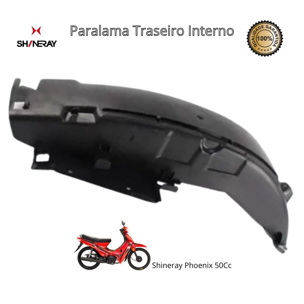 Paralama Traseiro Interno Shineray Phoenix 50Cc Todos Os Anos