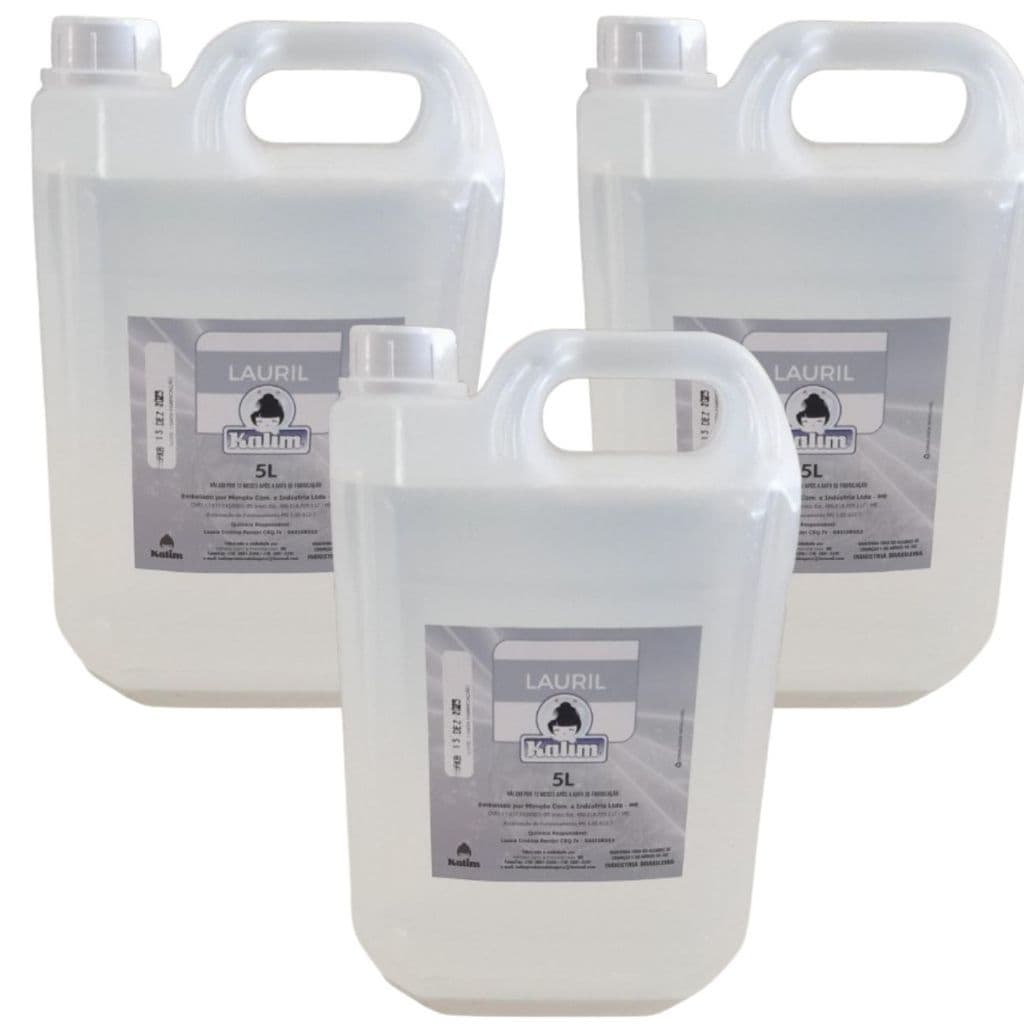 Lauril De 1ª Linha 15 Litros Alto Poder De Espuma Para Sabonete, Detergente, Sabão