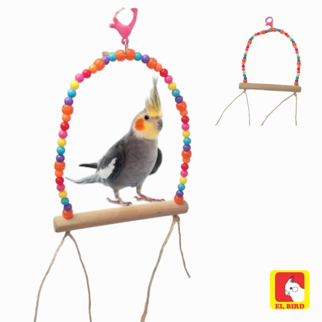 Balanço Poleiro para aves, calopsita, periquito, canario
