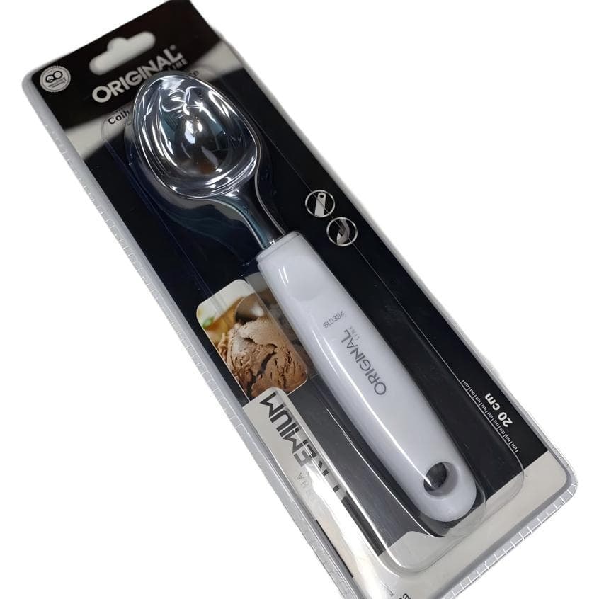 Colher Para Sorvete De Aço Inox Modelo Premium Original Line - 20x5Cm
