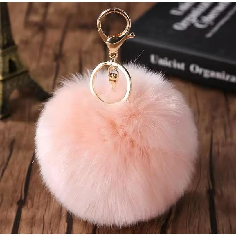 Chaveiro Pompom Pelúcia Felpudo Redondo Bolinha-Toyko Design