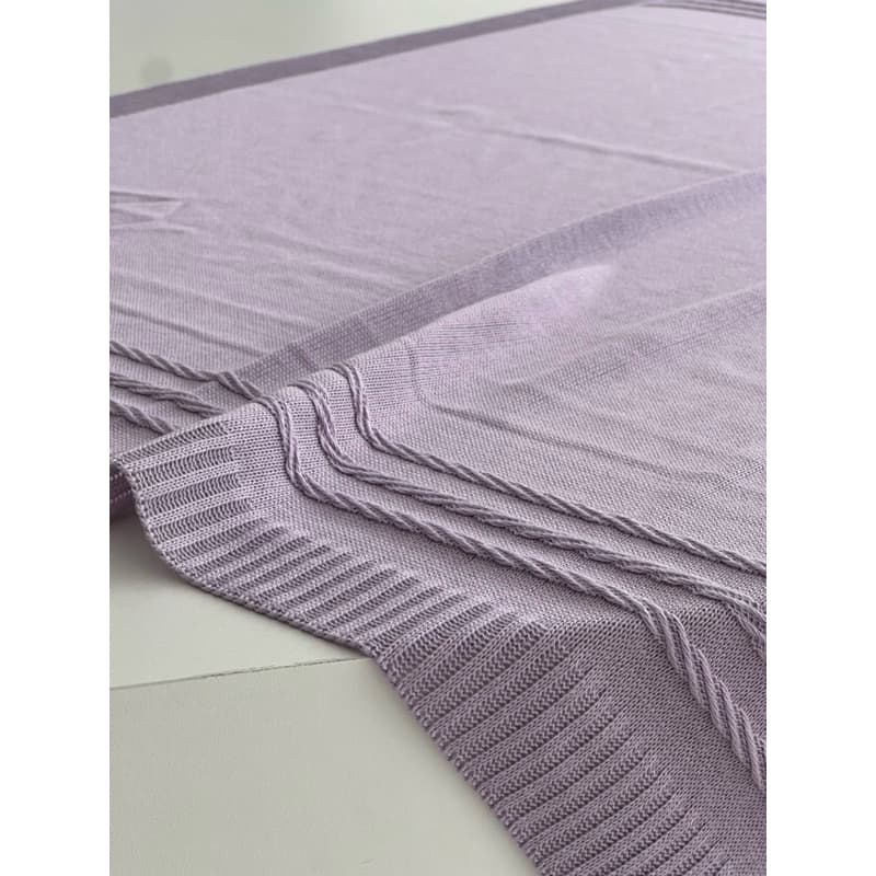Manta Bebe Maternidade Tricô Qualidade Premium L'hiver 80x100cm