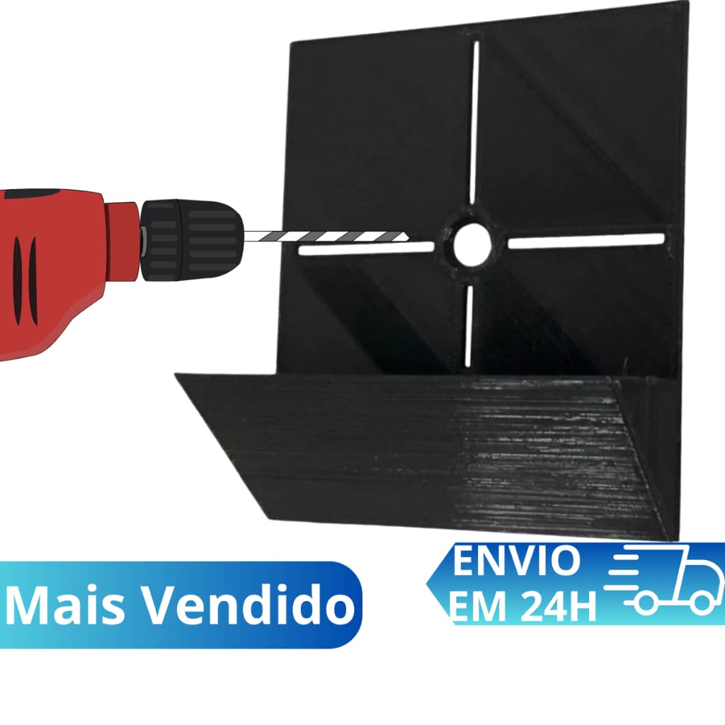 Coletor de Pó Poeira para Furadeira Elétrica Adaptador Para Furadeira