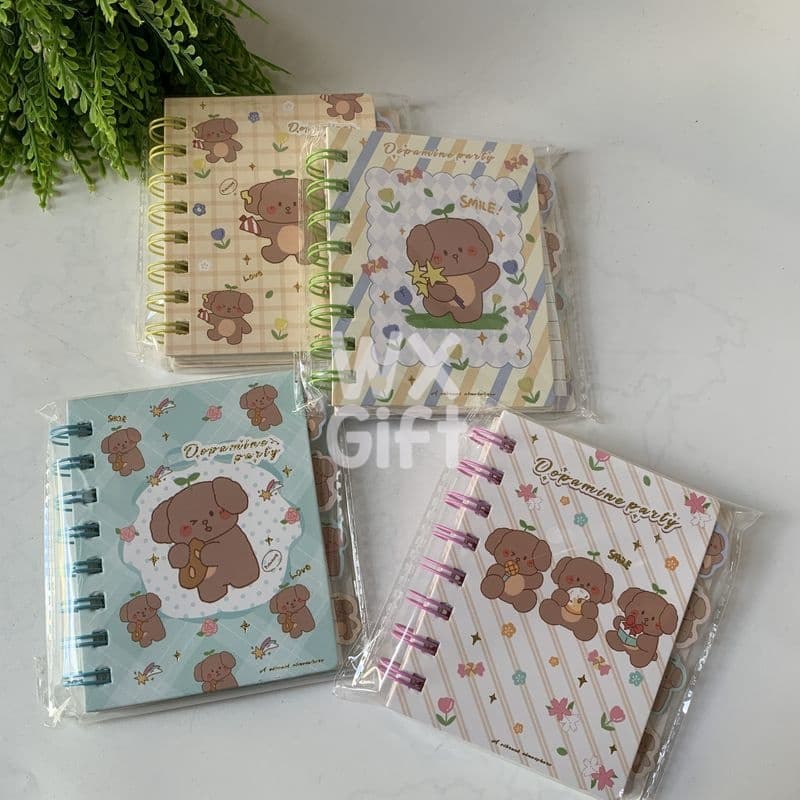 Bloco de Anotação Doguinho com 4 divisções A7 9,7x11,2cm - Uniso / WX Gift