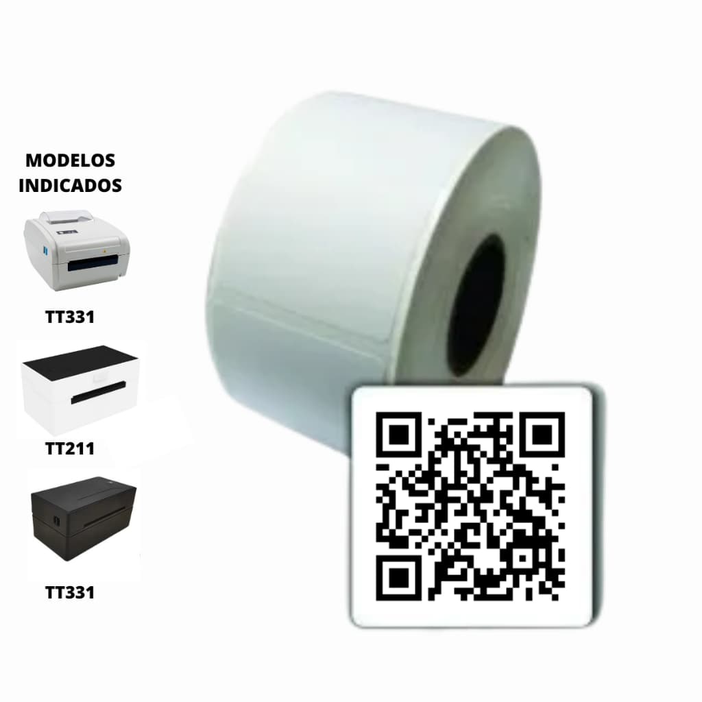 Etiqueta Devolução QrCode Shopee Térmica Diversos