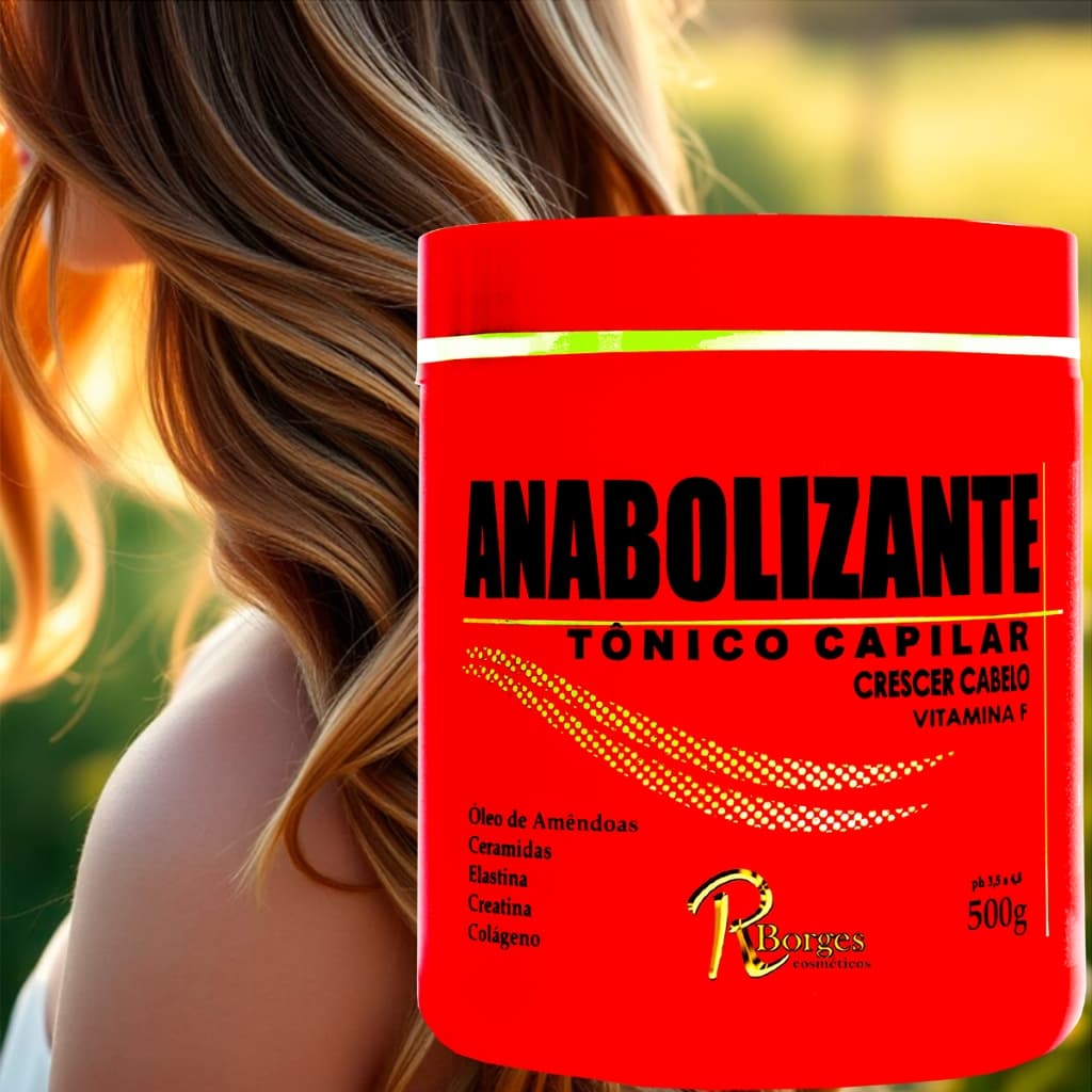 Creme Cabelo Luzes Anabolizante Crescer Cabelo Até 6 Cm Melhor creme de cabelo RBORGES cabelo