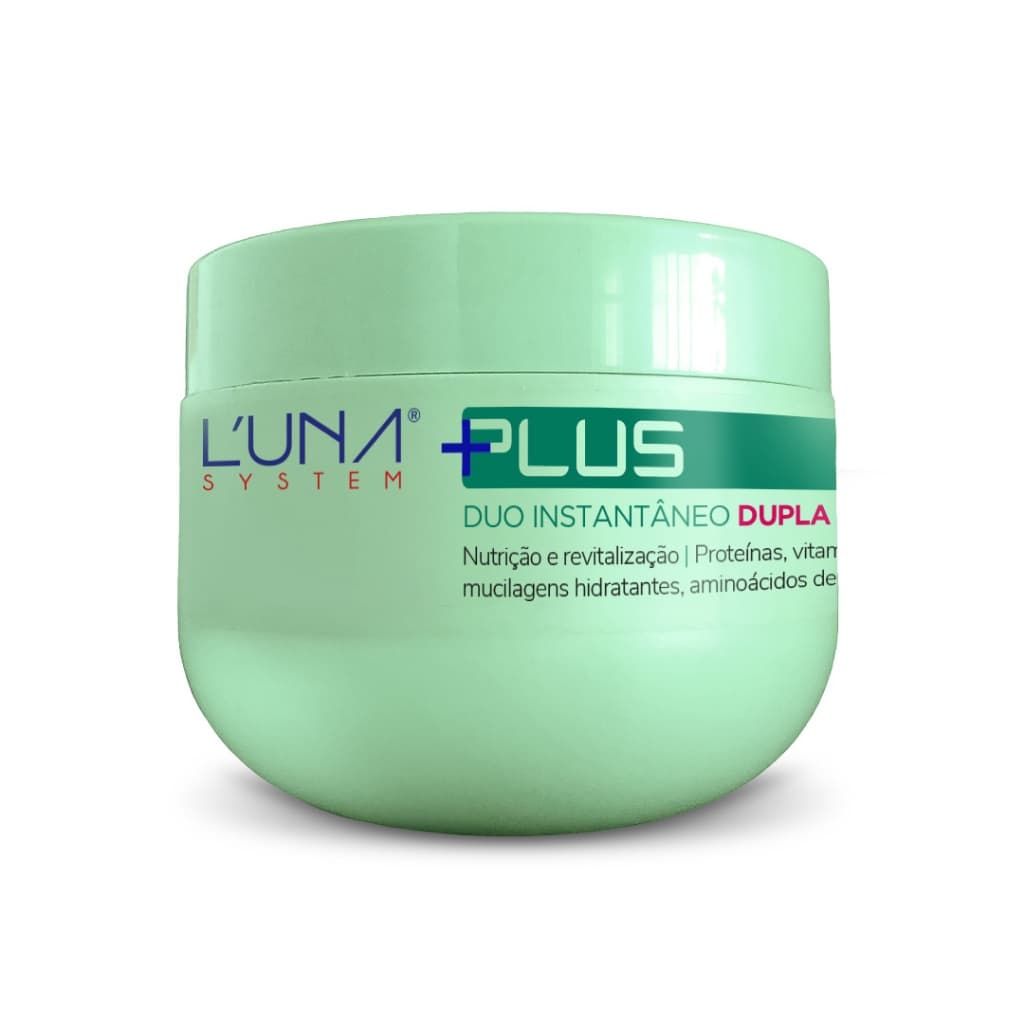 Duo Instantâneo Luna System 300g | Hidratação Imediata e Redução de Volume | Brilho e Maciez para Cabelos Ressecados