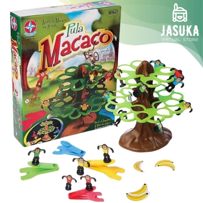 Brinquedo Pula Macaco - diversão para toda família