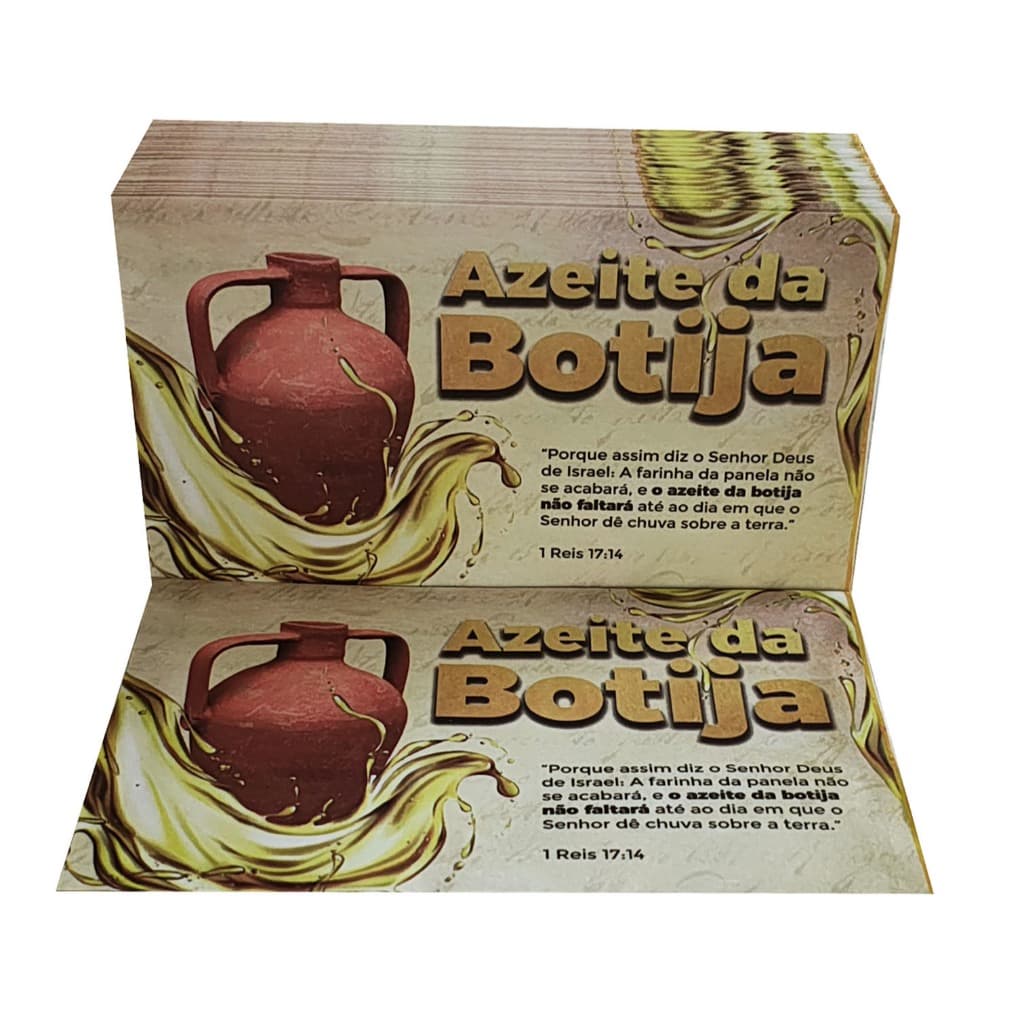 Envelope Dizimo E Ofertas Azeite Da Botija P /100 Unidades