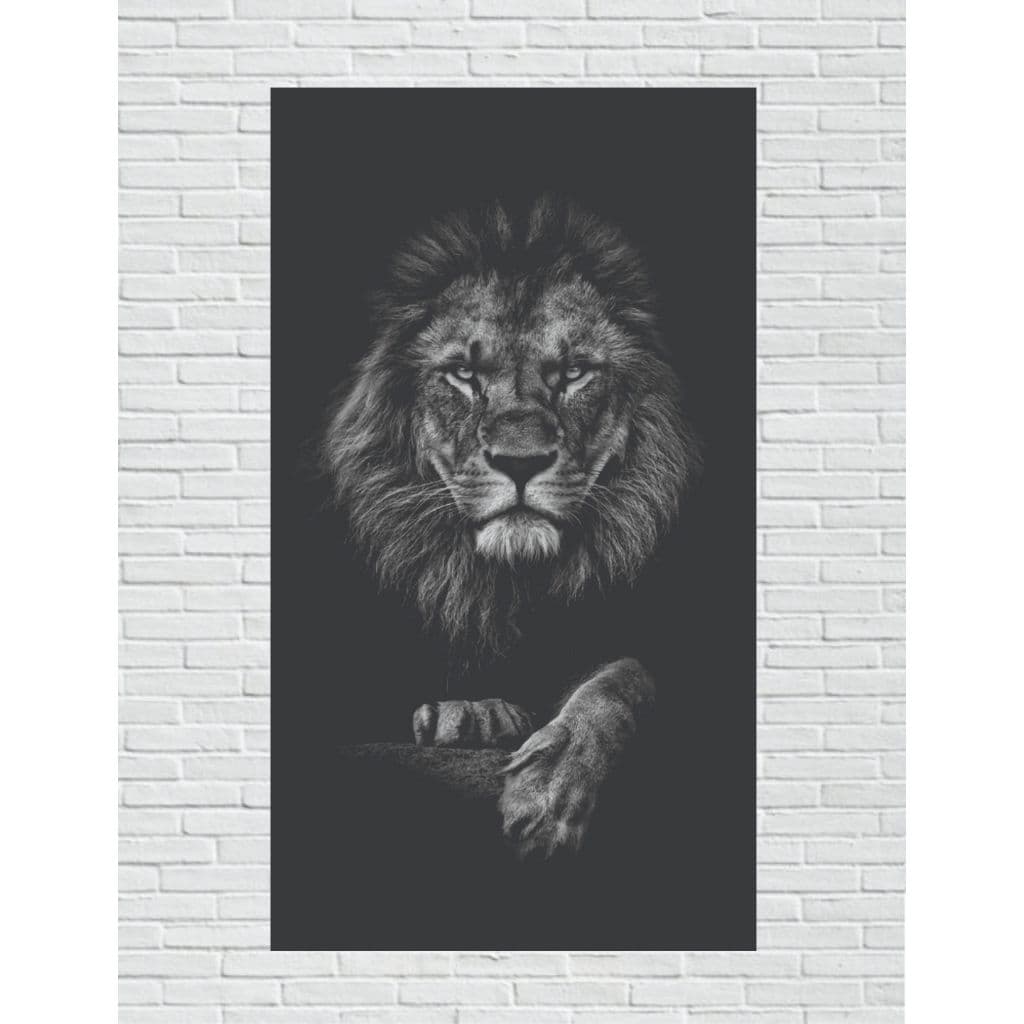 QUADRO DECORATIVO-LEÃO DE JUDÁ-1 PEÇA-DECORAÇÃO-90X60