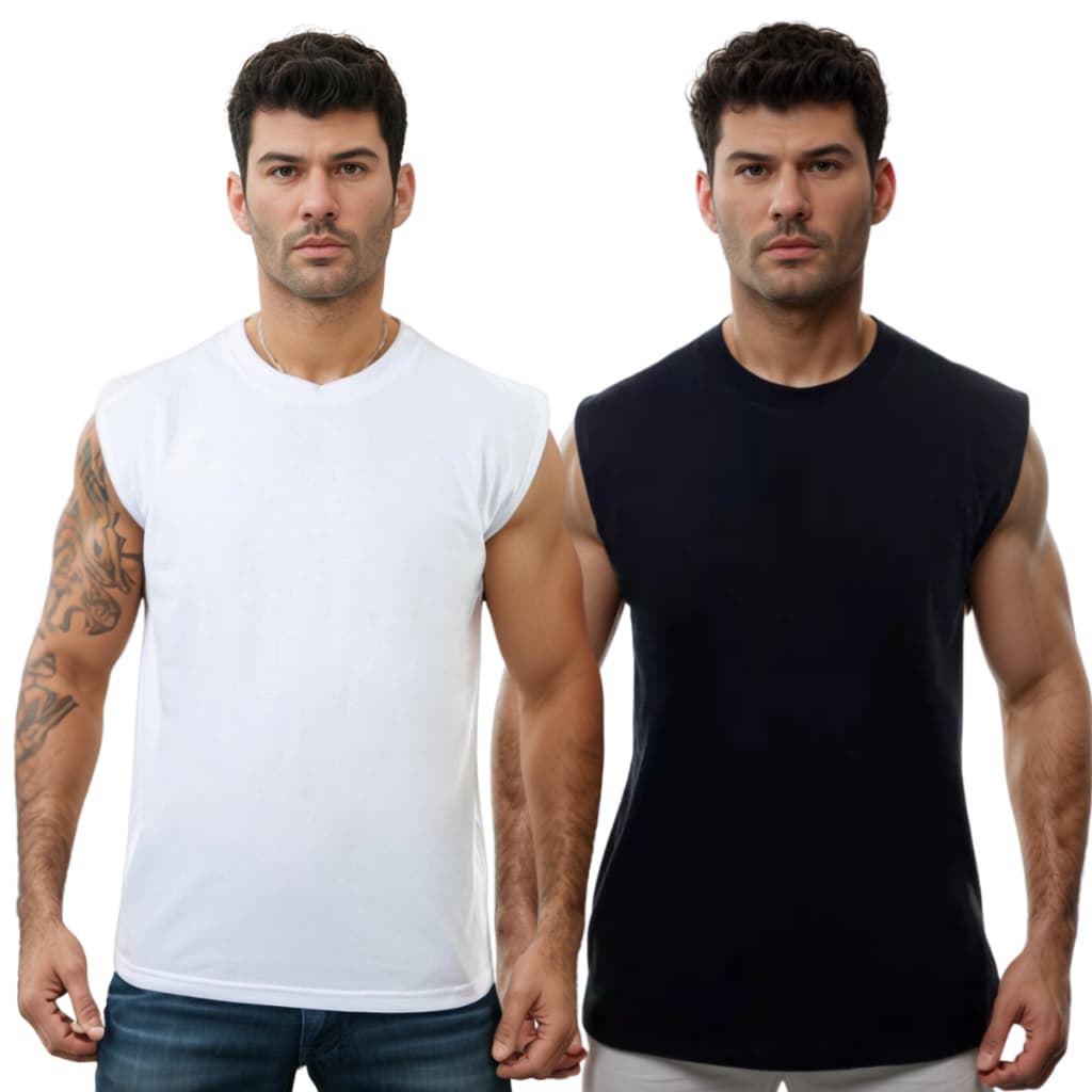 Regata Oversized Masculina Camiseta Lisa Streetwear 100% Algodão Academia Treino Casual Lisa Crossfit