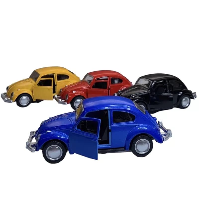 Carrinho Ferro Fusca Clássico Miniatura Coleção Promoção