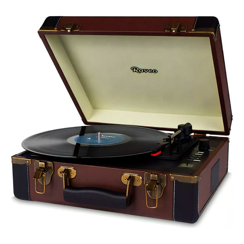 Vitrola Raveo Volare Tocadiscos Usb Grava Bivolt Bluetooth