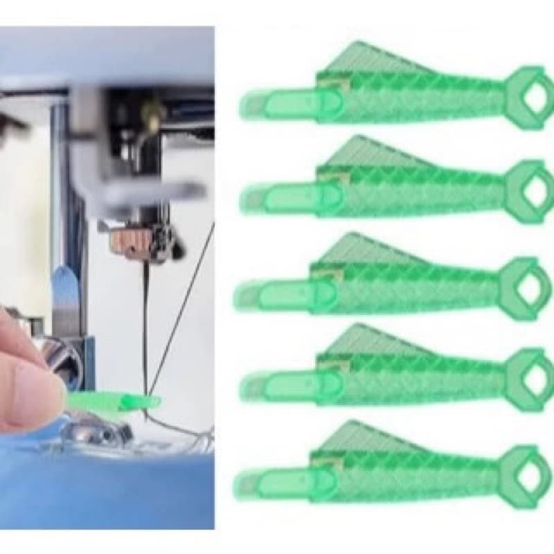 Kit Enfiador Passador De Linha Na Agulha Maquina Costura
