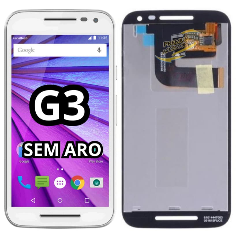 Tela Frontal Display Compativel Moto G3  - A Pronta Entrega