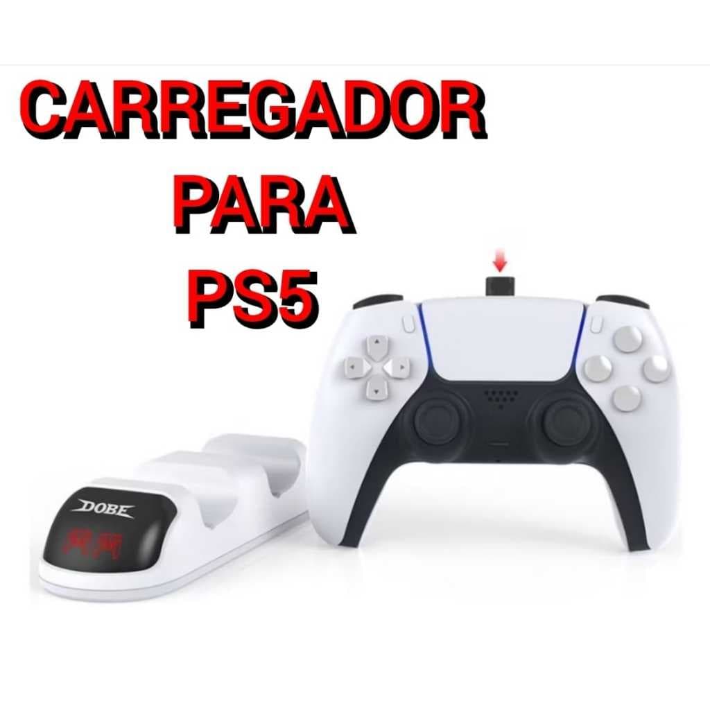 Carregador De Controle Para Ps5 Base Dock Dual