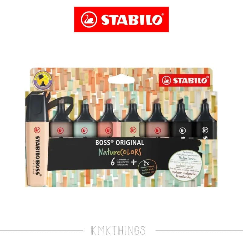 Stabilo Boss Original - NatureColors 8x Cores - 70/8-2-1